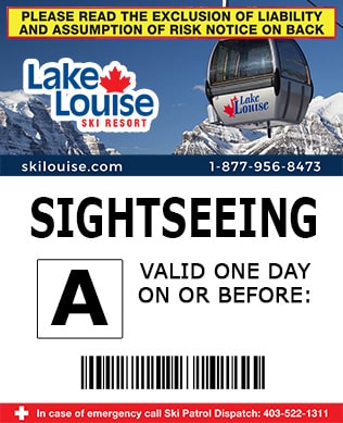 WINTER-SIGHTSEEING-TICKET-2019-20 Lake Louise Ski Resort Lift Ticket