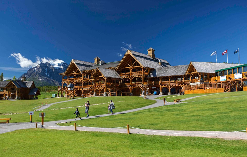 Lake Louise Ski Resort in summer season