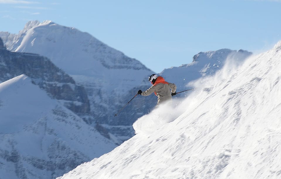 Skiing at Lake Louise