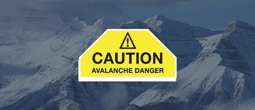 caution-avalanche-danger Caution avalanche danger