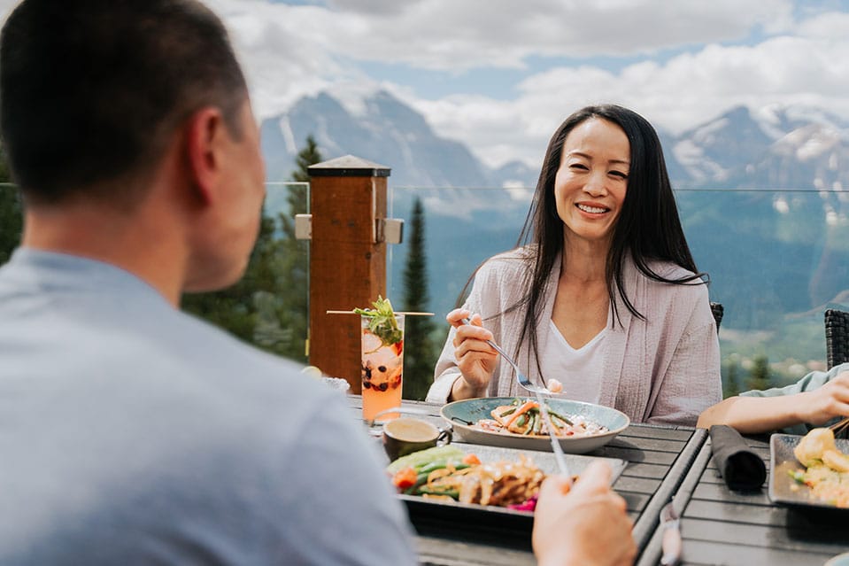 Dining at Lake Louise