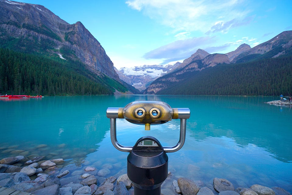 Dining at Lake Louise
