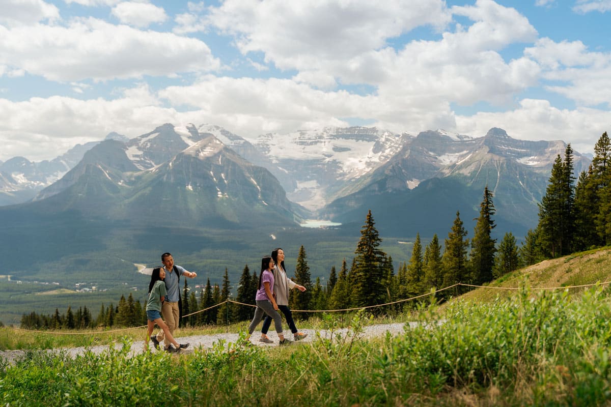 Lake Louise Summer Gondola family photos